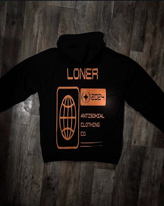 Loner (Black Zip-Up)